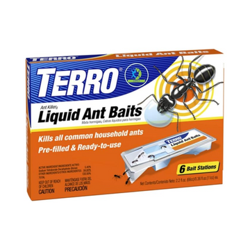 Terro Liquid Ant Baits, Pre-filled Ready-to-Use 6-Bait